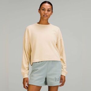 NWT ✨ Lululemon Modal Fleece Pullover Prosecco size 6